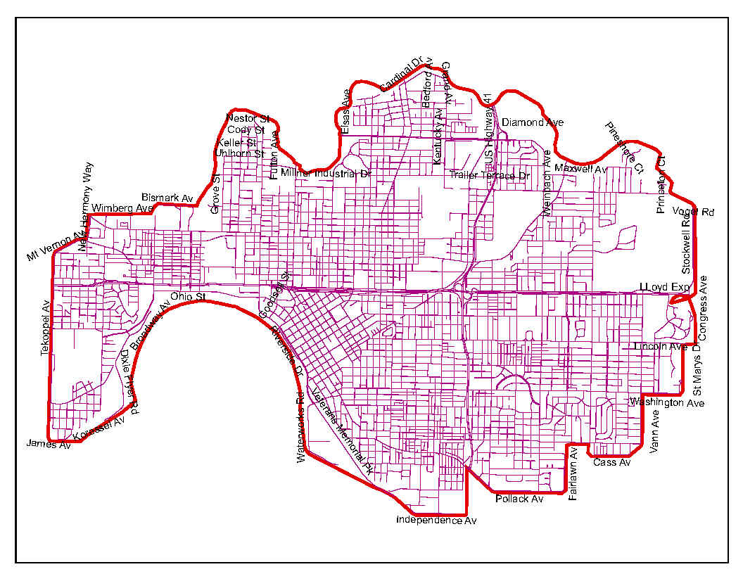 Combination Sewer Map